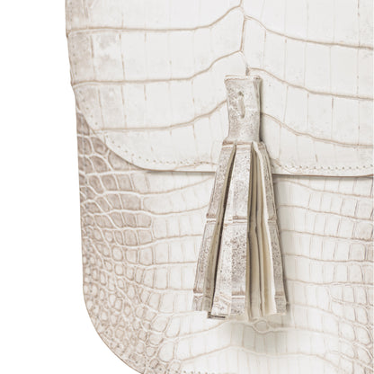 DAKOTA luxury handbag - crocodile leather close-up showing unique gradient